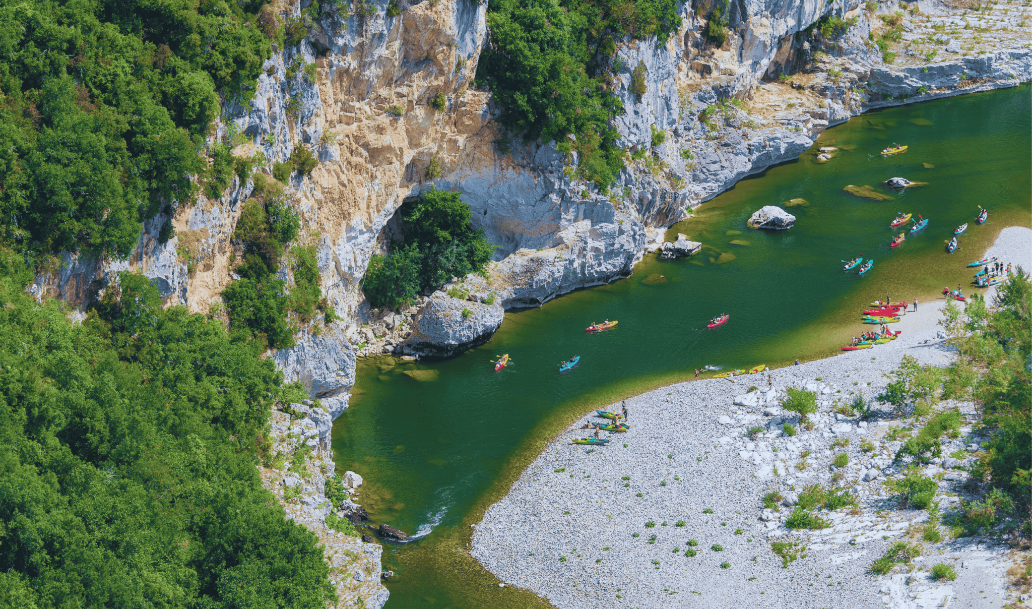 Ardèche en canoë avec les enfants
